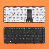 Max Keyboard for HP Probook 430 G1 US keyboard with Black Frame