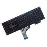 Max Maxb US English Layout Keyobard Frameless for HP Omen 17-an 17-an000 17-an013tx