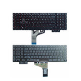 Max Maxb US English Layout Keyobard Frameless for HP Omen 17-an 17-an000 17-an013tx