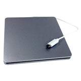 Max External Type C DVD CD Optical Drive Reader Player For Laptop PC Silver