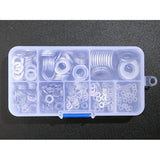 Max 360 Pieces New Stainless Steel Flat Washers Set - M2 M2.5 M3 M5 M5 M6 M8 M10