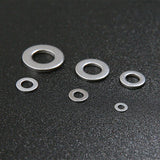 Max 360 Pieces New Stainless Steel Flat Washers Set - M2 M2.5 M3 M5 M5 M6 M8 M10