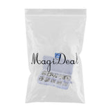 Max 360 Pieces New Stainless Steel Flat Washers Set - M2 M2.5 M3 M5 M5 M6 M8 M10