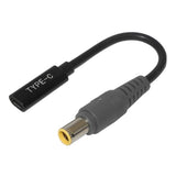 Maxbell 7.9/5.5mm Round Jack to Square End Adapter for Lenovo Laptop Power Cord