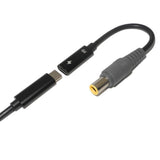 Maxbell 7.9/5.5mm Round Jack to Square End Adapter for Lenovo Laptop Power Cord