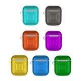 Max Plastic Earphone Case Protective Skin Cover Case For AirPod 2 Gen Mint Green