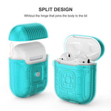 Max Plastic Earphone Case Protective Skin Cover Case For AirPod 2 Gen Mint Green