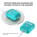 Max Plastic Earphone Case Protective Skin Cover Case For AirPod 2 Gen Mint Green