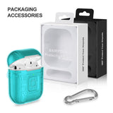 Max Plastic Earphone Case Protective Skin Cover Case For AirPod 2 Gen Mint Green