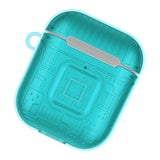 Max Plastic Earphone Case Protective Skin Cover Case For AirPod 2 Gen Mint Green