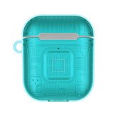 Max Plastic Earphone Case Protective Skin Cover Case For AirPod 2 Gen Mint Green