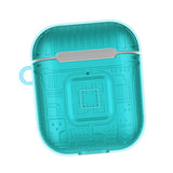 Max Plastic Earphone Case Protective Skin Cover Case For AirPod 2 Gen Mint Green