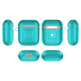 Max Plastic Earphone Case Protective Skin Cover Case For AirPod 2 Gen Mint Green