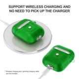 Max Plastic Earphone Case Protective Skin Cover Case For AirPod 2 Gen Green