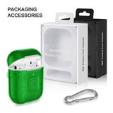 Max Plastic Earphone Case Protective Skin Cover Case For AirPod 2 Gen Green