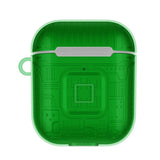 Max Plastic Earphone Case Protective Skin Cover Case For AirPod 2 Gen Green