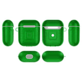 Max Plastic Earphone Case Protective Skin Cover Case For AirPod 2 Gen Green