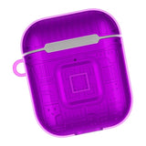 Max Plastic Earphone Case Protective Skin Cover Case For AirPod 2 Gen Purple