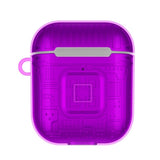 Max Plastic Earphone Case Protective Skin Cover Case For AirPod 2 Gen Purple