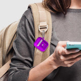 Max Plastic Earphone Case Protective Skin Cover Case For AirPod 2 Gen Purple