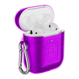 Max Plastic Earphone Case Protective Skin Cover Case For AirPod 2 Gen Purple