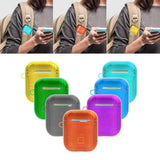 Max Headphones Case Dustproof Soft Silicone for Apple airpods 1st earphone Mint Green