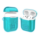 Max Headphones Case Dustproof Soft Silicone for Apple airpods 1st earphone Mint Green