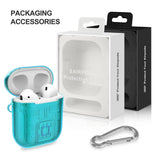 Max Headphones Case Dustproof Soft Silicone for Apple airpods 1st earphone Mint Green