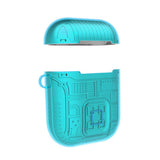 Max Headphones Case Dustproof Soft Silicone for Apple airpods 1st earphone Mint Green
