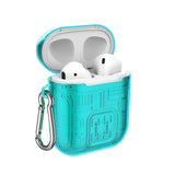 Max Headphones Case Dustproof Soft Silicone for Apple airpods 1st earphone Mint Green