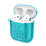Max Headphones Case Dustproof Soft Silicone for Apple airpods 1st earphone Mint Green