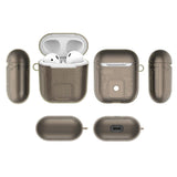 Max Headphones Case Dustproof Soft Silicone for Apple airpods 1st earphone Brown