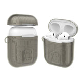 Max Headphones Case Dustproof Soft Silicone for Apple airpods 1st earphone Brown