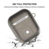Max Headphones Case Dustproof Soft Silicone for Apple airpods 1st earphone Brown