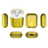 Max Headphones Case Dustproof Soft Silicone for Apple airpods 1st earphone Gold