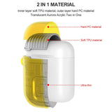 Max Headphones Case Dustproof Soft Silicone for Apple airpods 1st earphone Gold