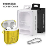 Max Headphones Case Dustproof Soft Silicone for Apple airpods 1st earphone Gold