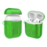 Max Plastic Earphone Case Protective Skin Cover Case For AirPod 1 Gen Green