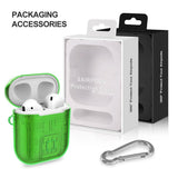 Max Plastic Earphone Case Protective Skin Cover Case For AirPod 1 Gen Green