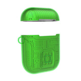 Max Plastic Earphone Case Protective Skin Cover Case For AirPod 1 Gen Green