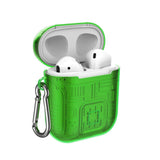 Max Plastic Earphone Case Protective Skin Cover Case For AirPod 1 Gen Green