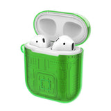 Max Plastic Earphone Case Protective Skin Cover Case For AirPod 1 Gen Green