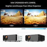Maxbell Mini Portable LED Projector 720P Multimedia HomeTheater UK Black Android