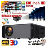 Maxbell Mini Portable LED Projector 720P Multimedia HomeTheater UK Black Android