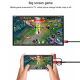 Maxbell Universal HDTV Cable 3 in 1 Display Adapter HDMI Cable For iOS For Android