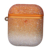 Max Star Drill TPU Earphone Case Protective Cover Case For AirPod 1 Gen Orange