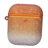 Max Star Drill TPU Earphone Case Protective Cover Case For AirPod 1 Gen Orange