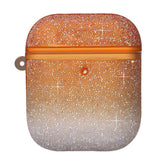 Max Star Drill TPU Earphone Case Protective Cover Case For AirPod 1 Gen Orange