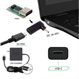 Max USB3.1 TYPE-C Female To DC3.0x1.1mm Male Plug Conventer +PD Notebook Adapter