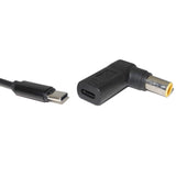 Max Type-c F to 7.9*5.5mm Male Right Head PD Chip DC Interface Laptop Adapter